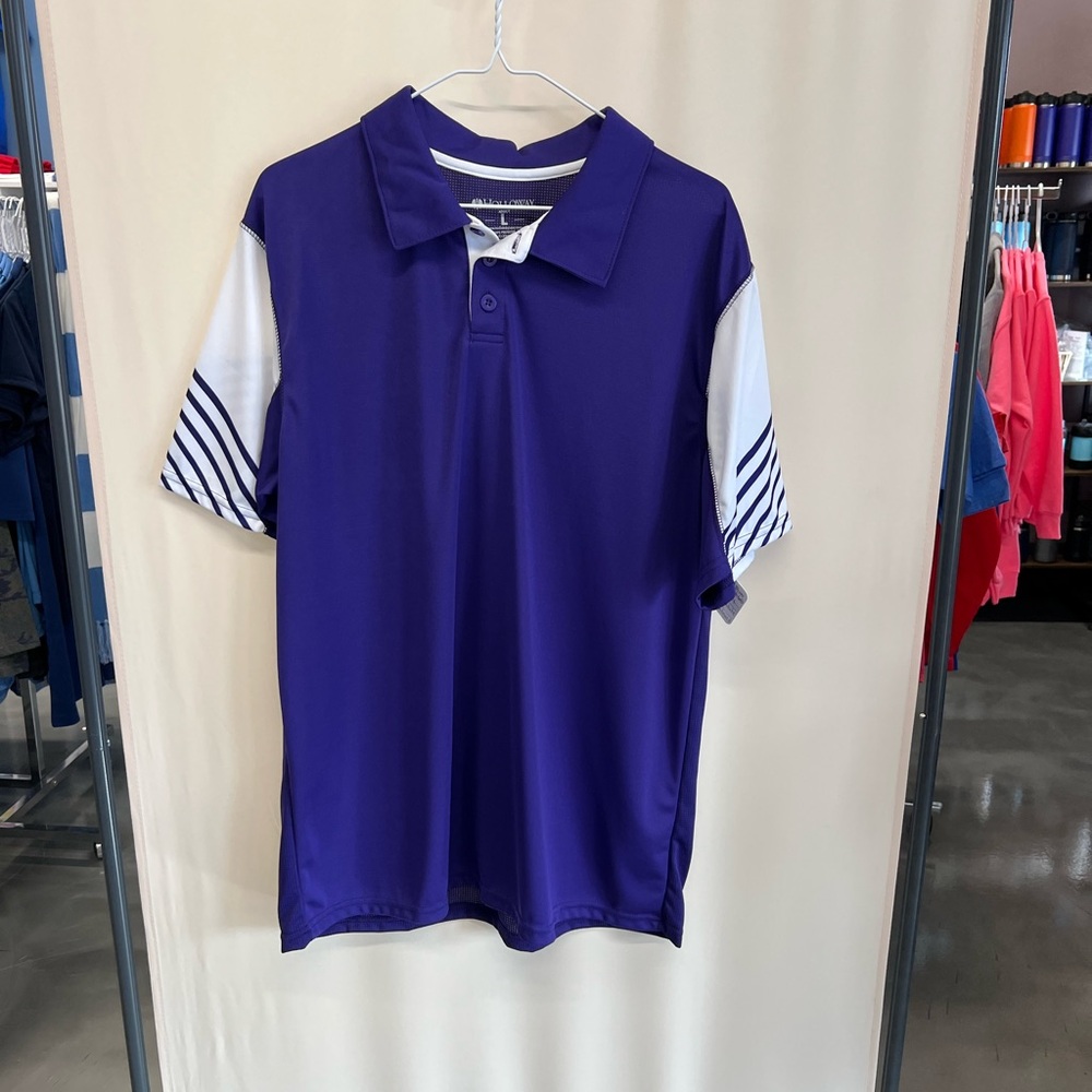 Holloway Purple and White Polo
